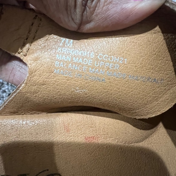 Korks Wynne Clogs Brown Strappy Heels Platform Faux Leather Women’s Size US 7 M - Picture 7 of 10